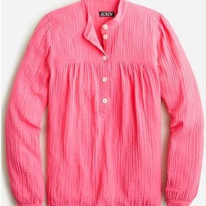 J.Crew Gauze popover